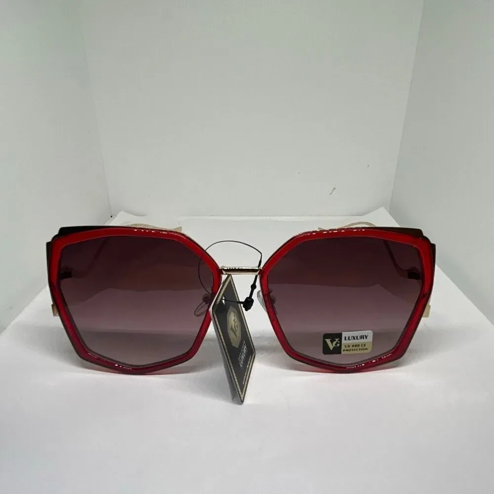 VG Luxury Geometric Oversized Fashion Sunglasses UV400 Designer Style New